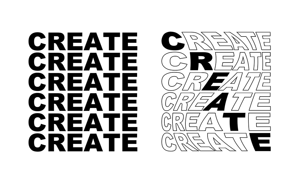 Illustratorでエンベロープを使ったテキストの変形 ワープ・メッシュオウンドメディア大阪市天王寺区ホームページ制作合同会社デザインサプライ-DesignSupply.LLC