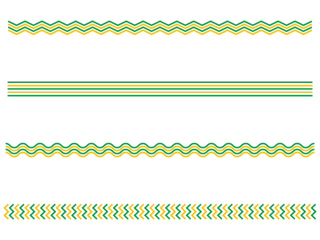 飾り線Sui-Sai手描き水彩イラストフリー素材集