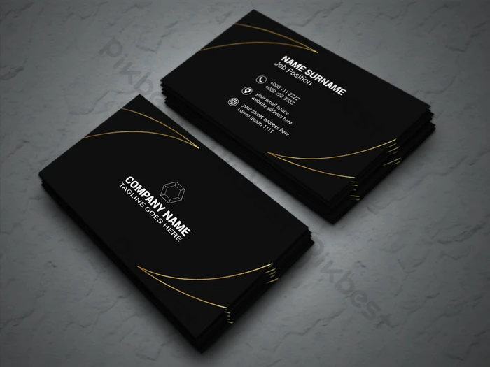 通常名刺の無料デザインテンプレート印刷のラクスル