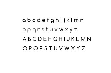 フリー素材ゆるゆると揺れたラインの英語フォント。ゆるい雰囲気の可愛いデザインに