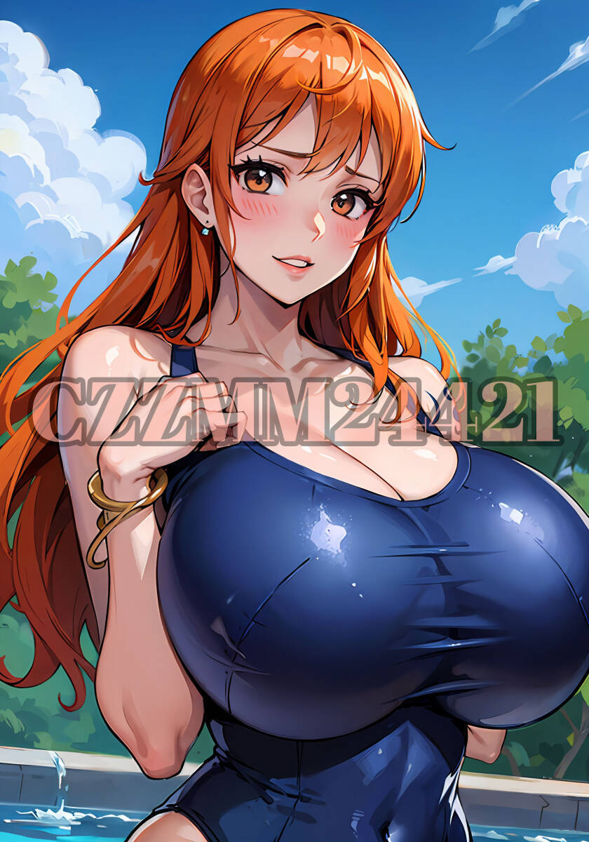 Amazon.co.jp: Nami アニメワンピースナミ麦わら海賊団巨乳ホットガールセクシービキニ水着アートポスターキャンバスポスター壁アートの装飾リビングルームの寝室の装飾のための絵画の印刷キャンバスポスター寝室の装飾スポーツ風景オフィスルームの装飾ギフト 