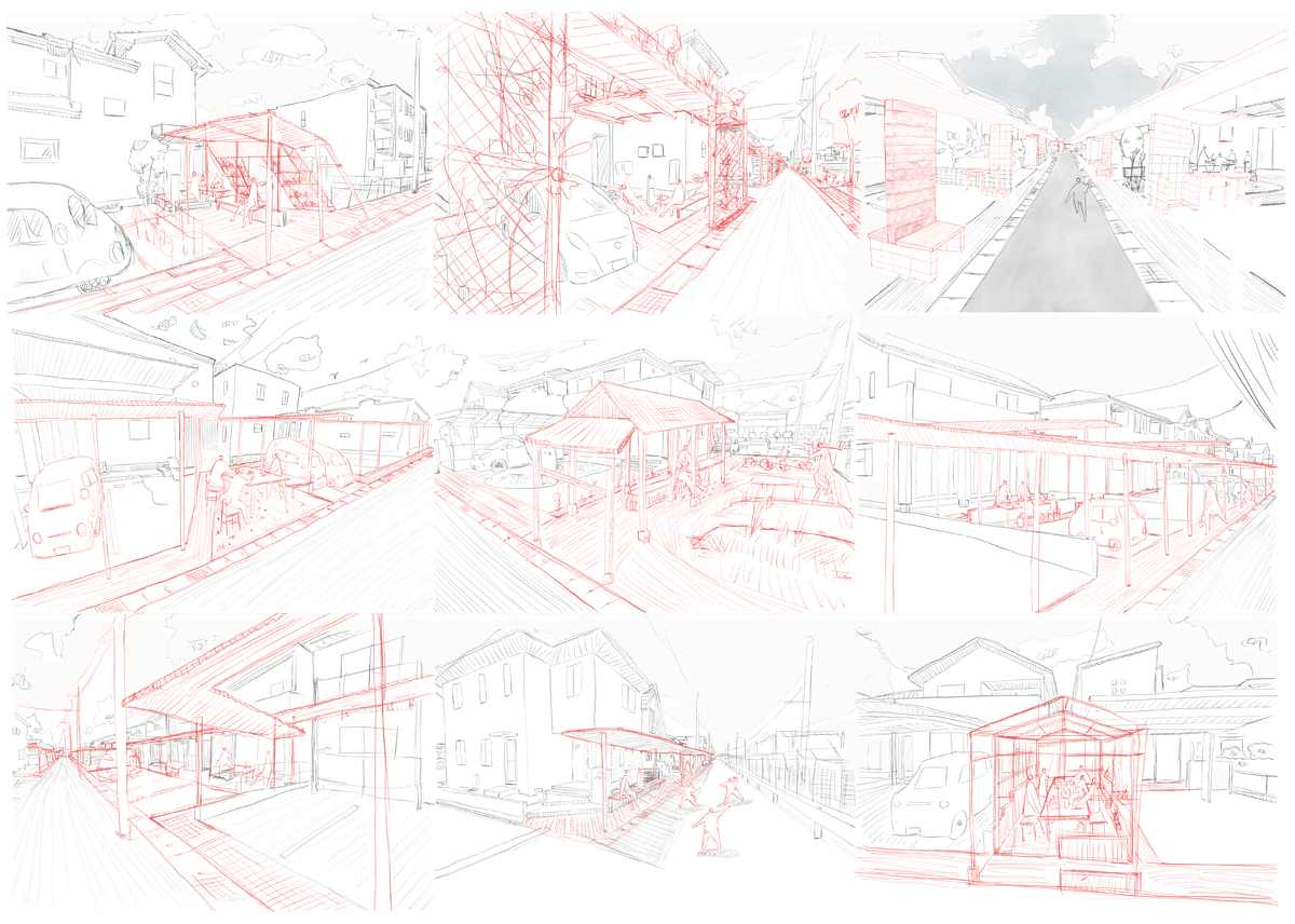 手描きパースの書き方