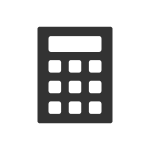 ベージュ色の背景にフラット スタイルの電卓アイコンのイラスト素材・ベクター Image 60234026