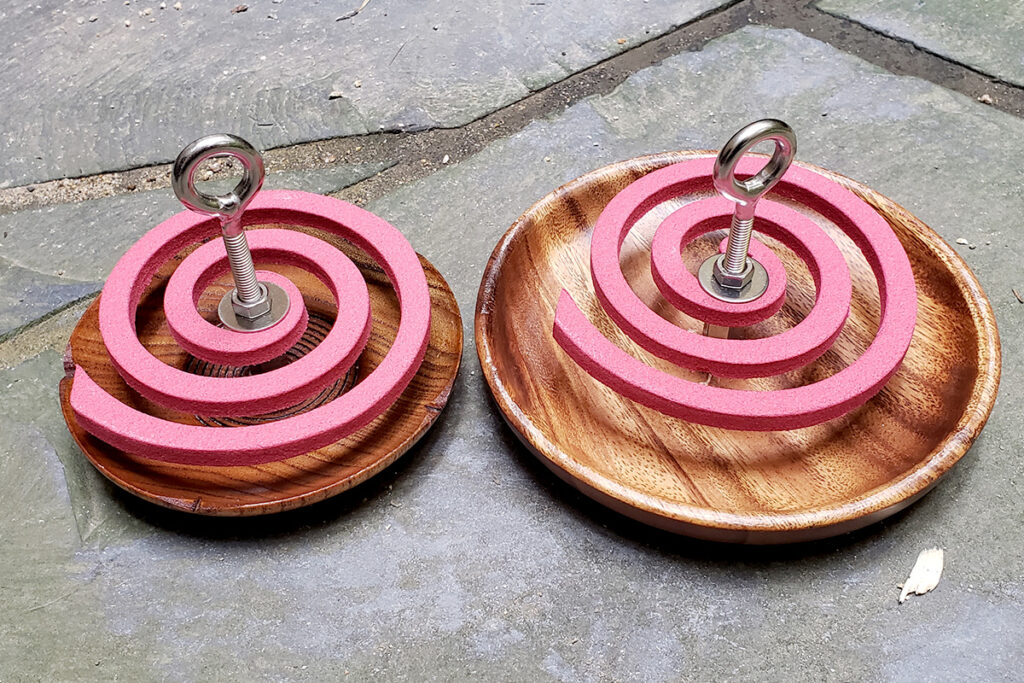 自作・手作り 蚊取線香ホルダーKaoru君とBeet君のキャンプ日記