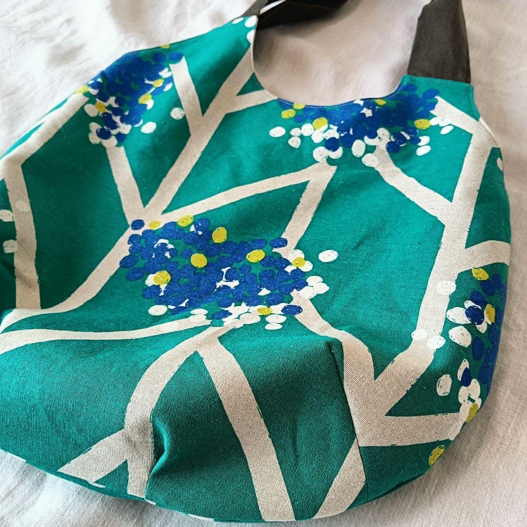 全方位かわいい！丸底のタックバルーントートバッグの作り方 リバーシブル無料型紙ありnunocoto fabric