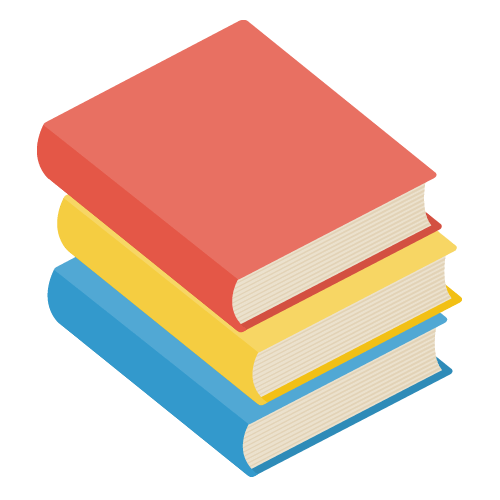 白黒の本イラストのフリー素材イラストイメージ