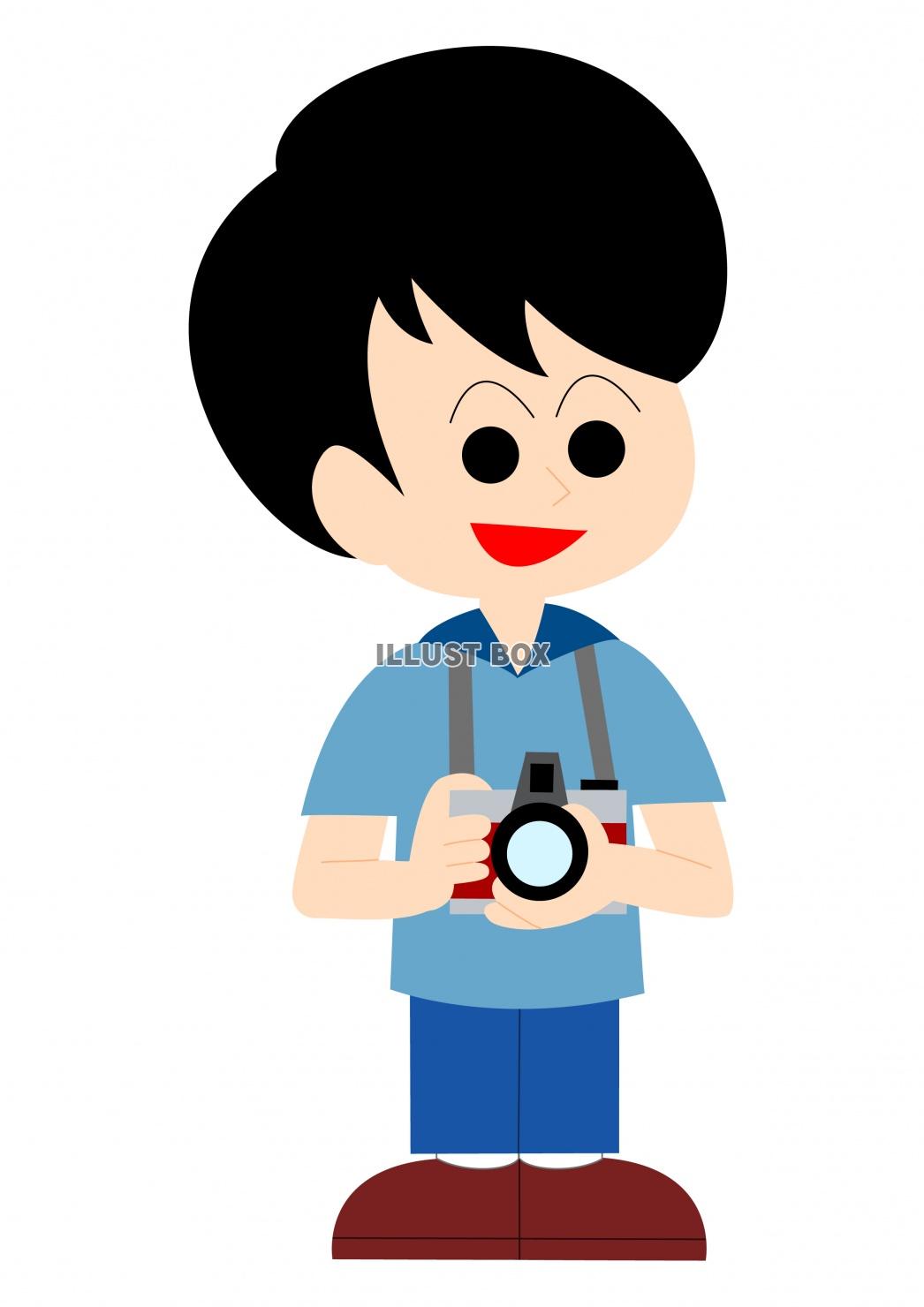 カメラマンシルエット イラストの無料ダウンロードサイト「シルエットAC」