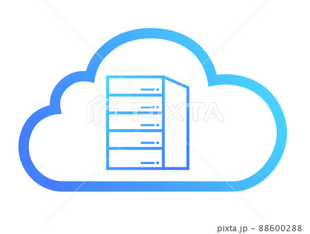 クラウドサーバーイラスト無料イラスト・フリー素材なら「イラストAC」