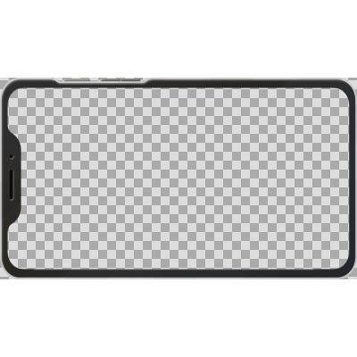 スマホの枠フレームイラスト・指差し案内・吹き出し フリー素材