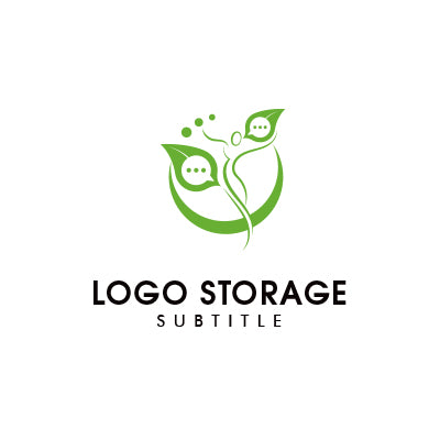 ナチュラルロゴ 手と葉と星をモチーフに作成したシンプルなデザインロゴ販売番号01110ロゴ販売ロゴ購入と制作依頼サイト