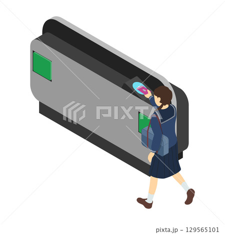 改札口イラスト - No: 493062無料イラスト・フリー素材なら「イラストAC」