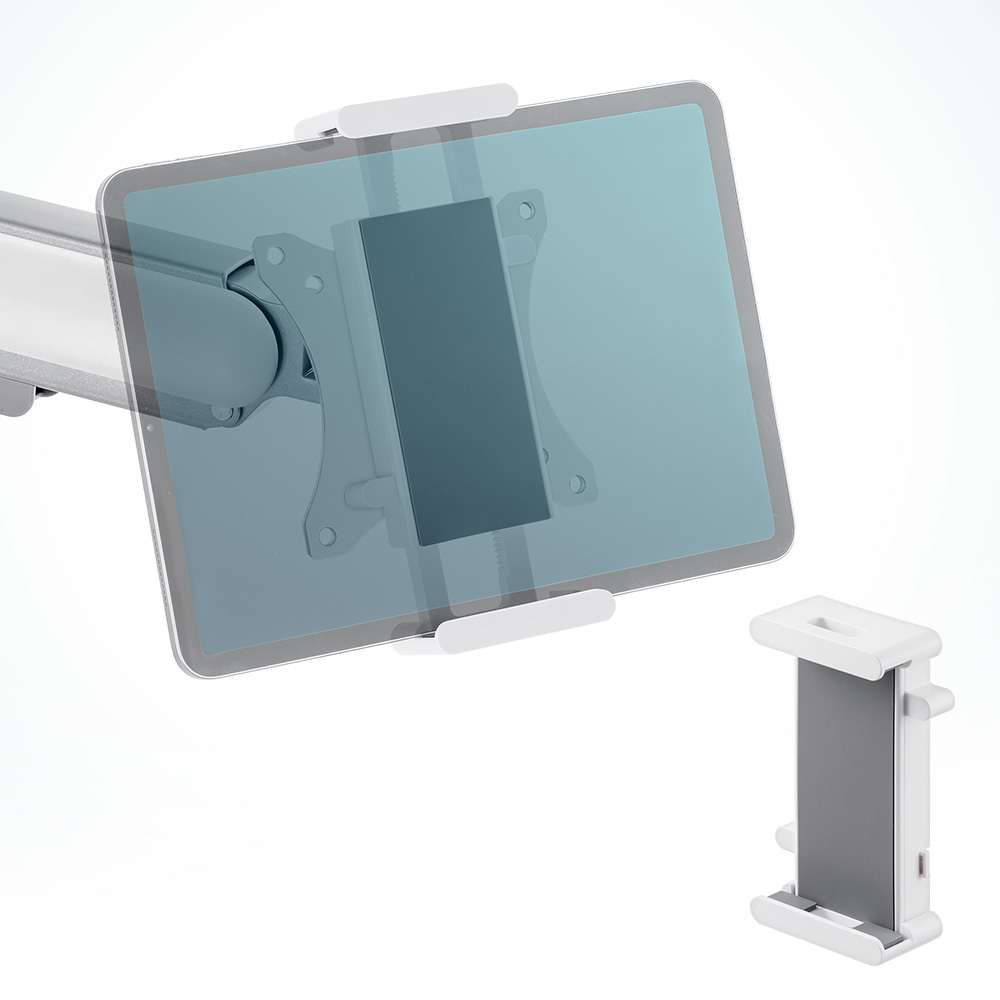 サンワダイレクト、ポールやパイプ椅子に固定できるタブレットアーム「100-LATAB019」 - エルミタージュ秋葉原