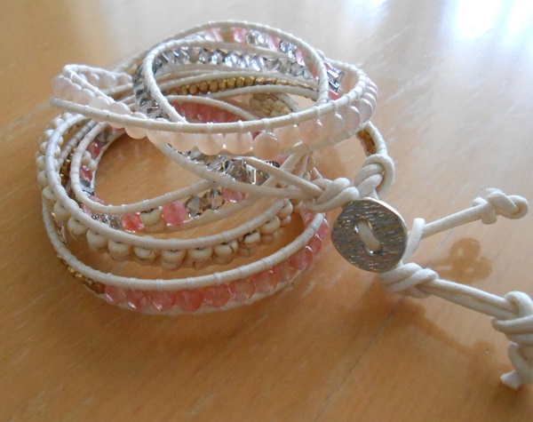 夏休み特集③100均の材料と家にあるもので作るラップブレスレットビーズドールHARU