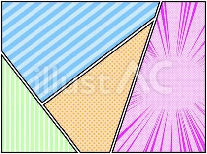 コマ割り フレーム スター背景 イラスト素材3780311- フォトライブラリ