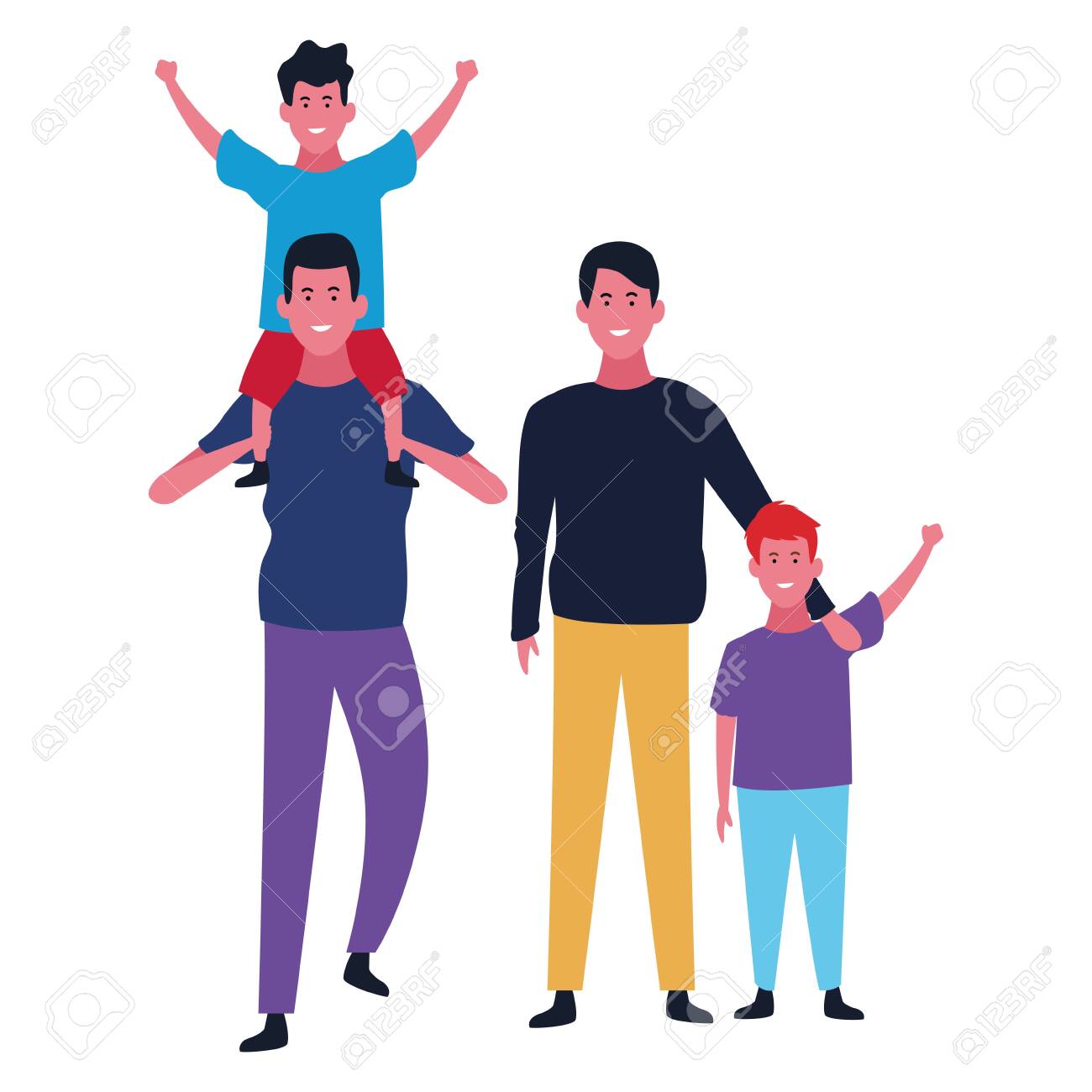 グラフィックデザイン IKEAの家具に囲まれて生活する10の家族を描いた巨大イラスト。 @onFilterson Filters