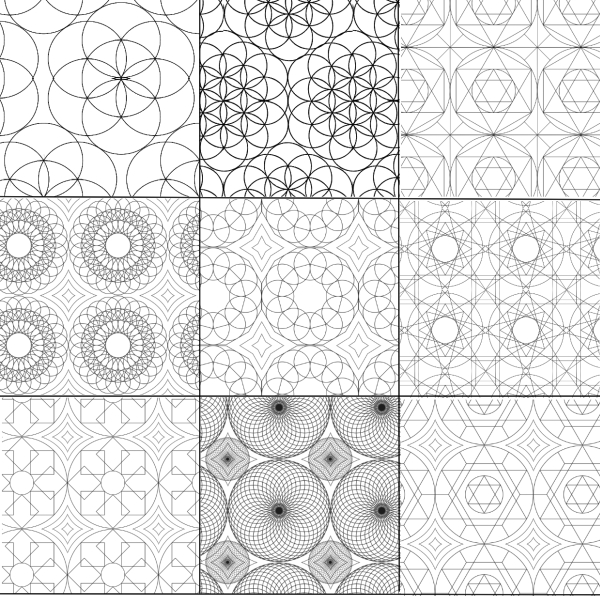 幾何学模様のタイルの床のテクスチャパターン背景素材_04184446114 毎月1点無料 フリー のストックフォト イメージマート