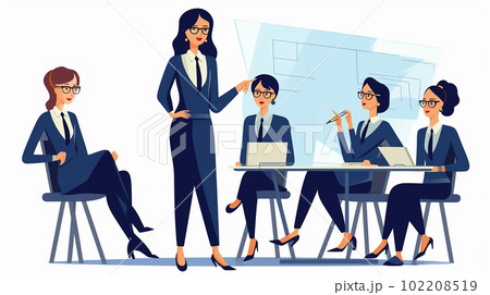 フリーイラスト話し合う人々パブリックドメインQ：著作権フリー画像素材集