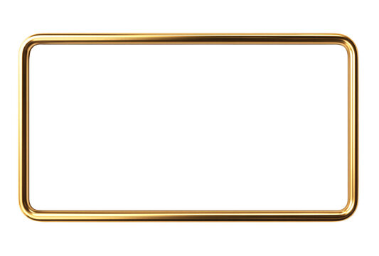 ハートフレーム、シンプルな飾り枠イラスト。透過PNG：イラスト無料