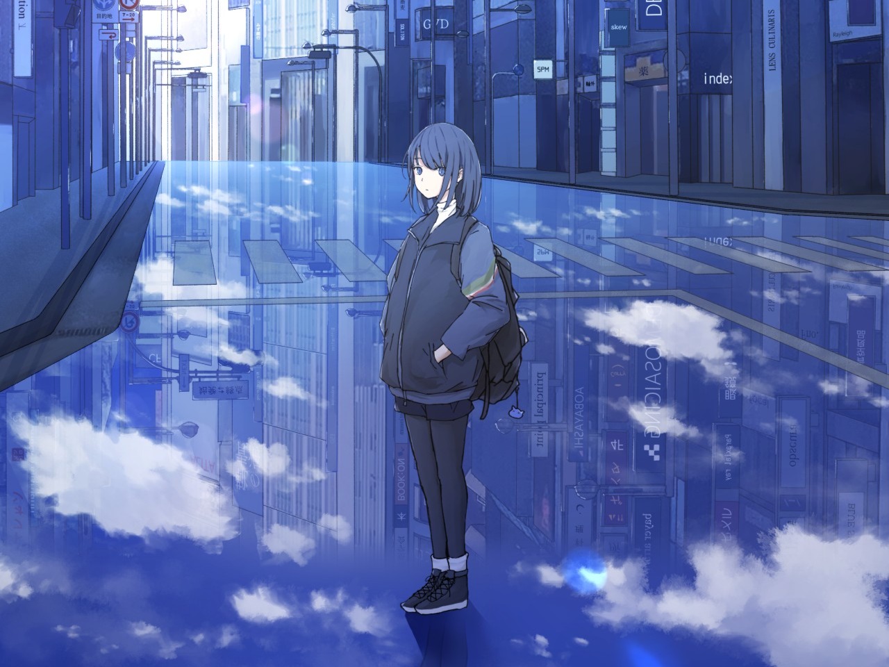 デジタルイラストで日常の風景を描く陸河童