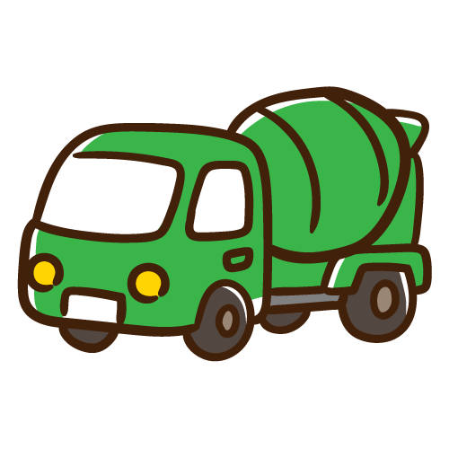 白い背景に隔離された黄色のコンクリートミキサートラック建設車両イラスト素材透過、PNGフリー画像ダウンロード - Pngtree