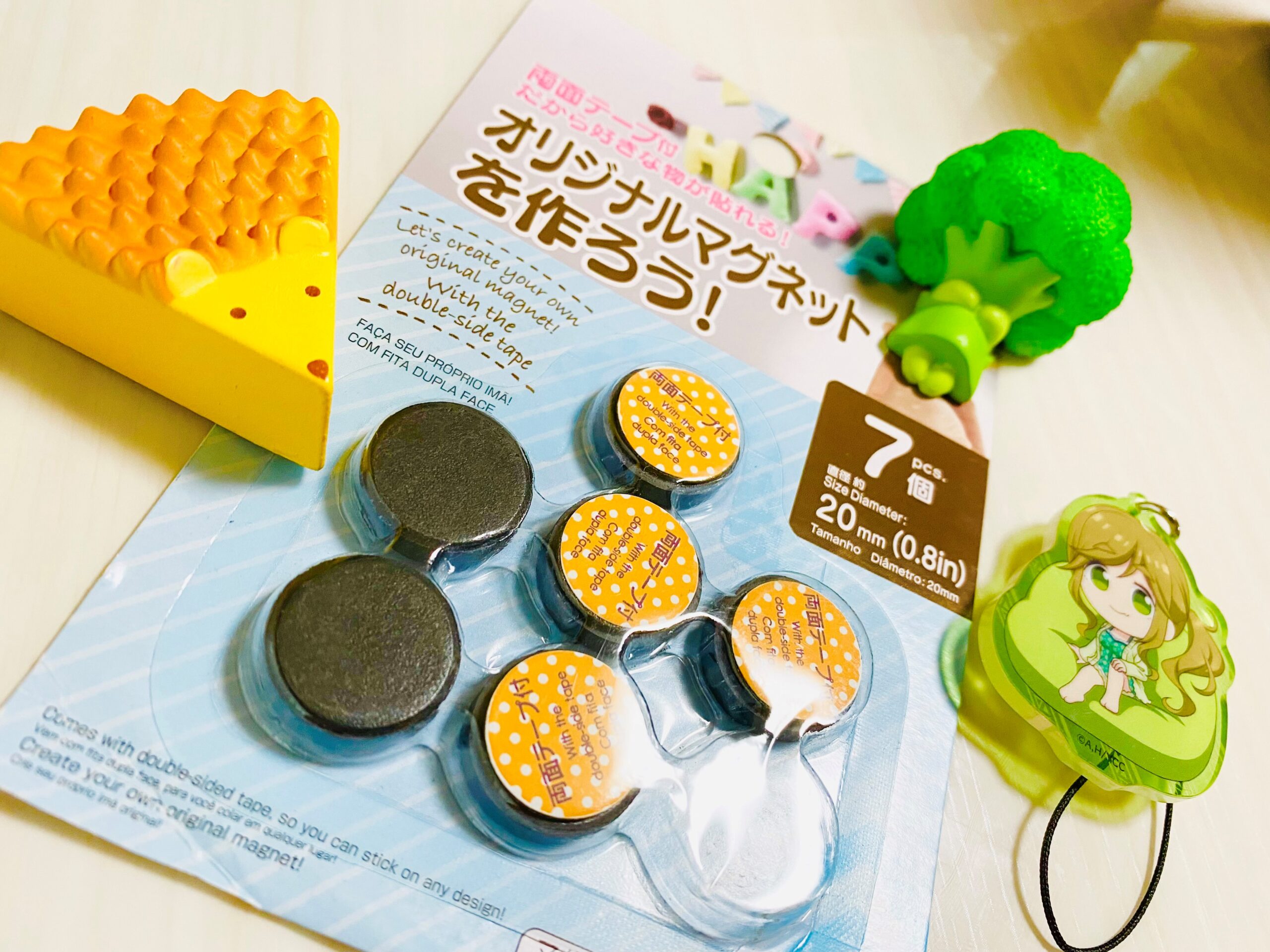 100均DIY 工作超簡単！かわいいスイーツマグネットの作り方簡単ハンドメイド簡単工作おうち時間にも♪