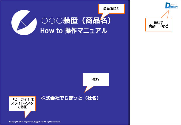 パワポで作成 わかりやすいマニュアルの作り方 無料テンプレート付き