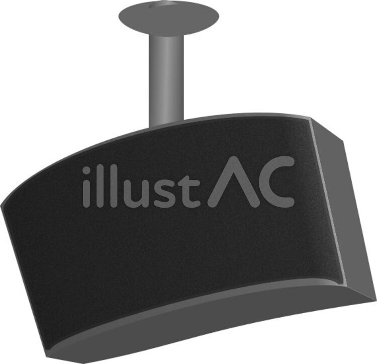 スピーカー無料のAi・PNG白黒シルエットイラスト