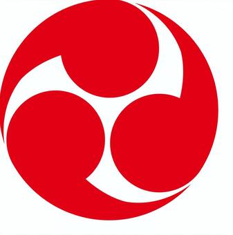 左三つ巴イラスト無料イラスト・フリー素材なら「イラストAC」