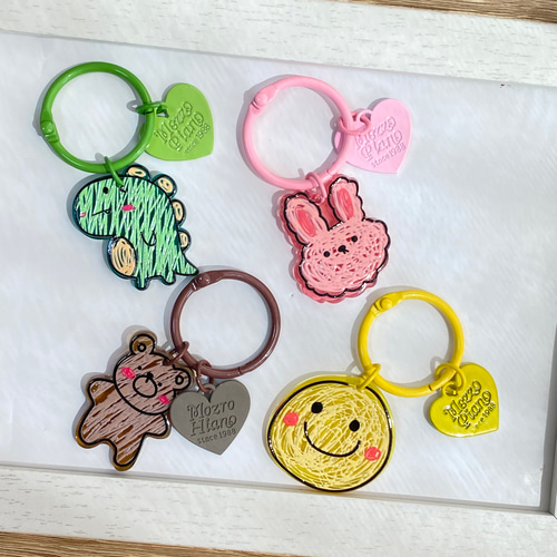 先輩、ありがとう！100均プラバンで感謝の卓球部キーホルダーこいとの Handmade Life