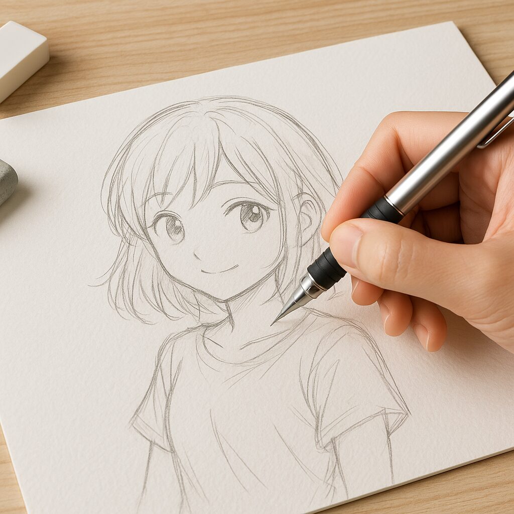 造形美と機能美。シンプルに完成されたシャープペン PILOT「 S3 」カラシソエルの絵と文具