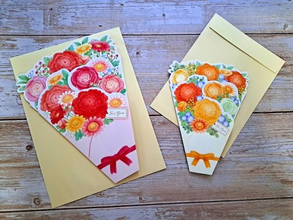ダイソー二つ折り色紙をおしゃれに変身！見開きミニブックの作り方手順 スクラップブッキング– スクラップブッキング101