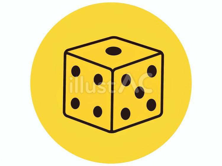 サイコロ アイコン Generic color hand-drawnFreepik