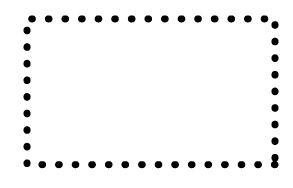 枠線で丸く描くシンプルなかわいい地図 Illustrator