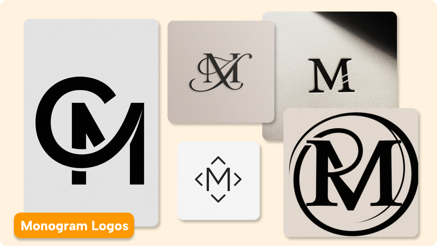 モノグラムのロゴデザイン:印象を残すための3つのツール