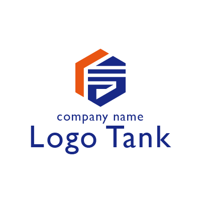 ロゴ販売サンプルです。H・六角形・アルファベット・会社ロゴ・マークデザイン5643をイメージしたロゴデザインです