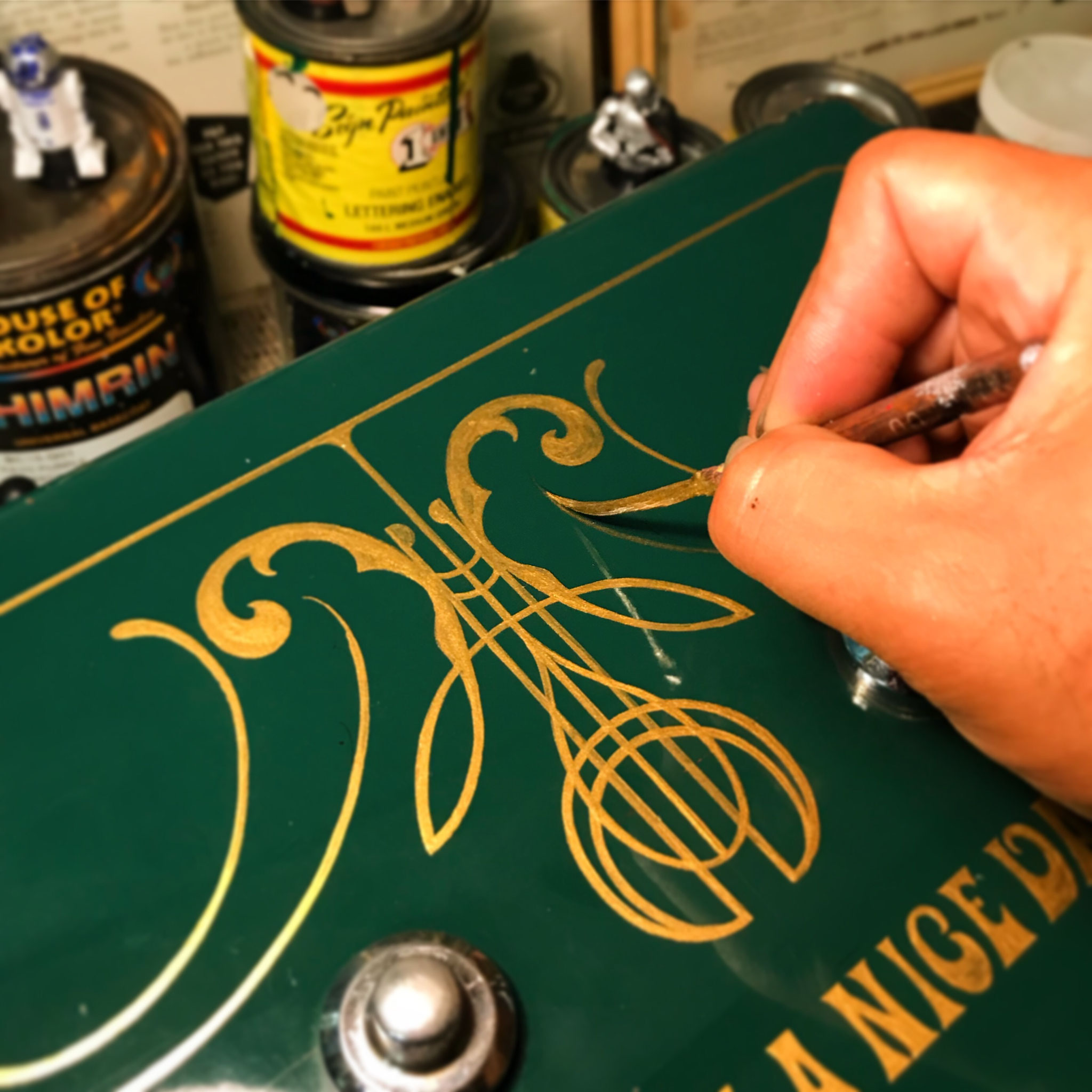 ブラシの色々：ピンストライプブラシ①DAGGER Co. ”WAY OF THE SIGNPAINT