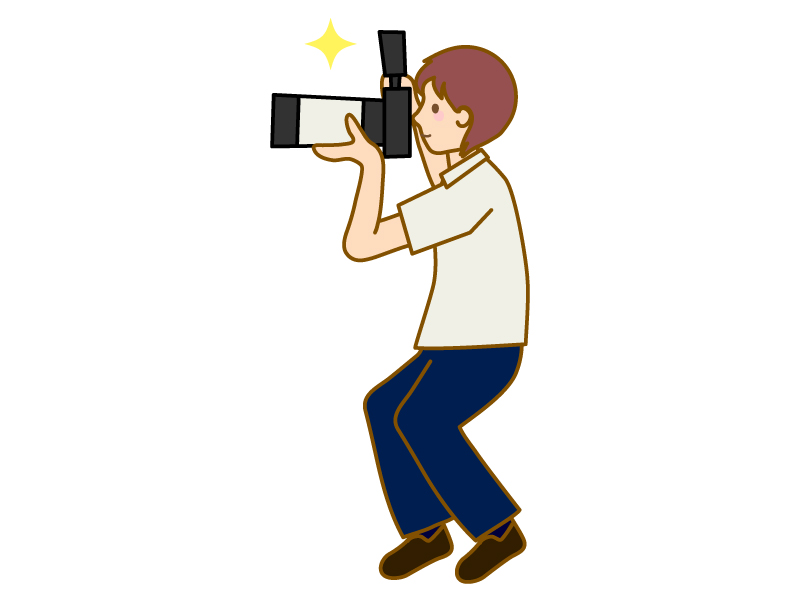 カメラマンイラスト