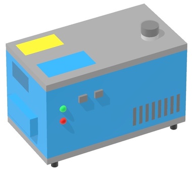 発電機イラストフリー素材町工場のミカタ