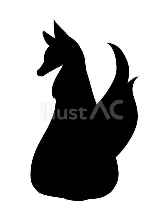 ロゴ作成デザインです。ブルーム・デザイン大きな尻尾のキツネ狐をイメージしたロゴマークです