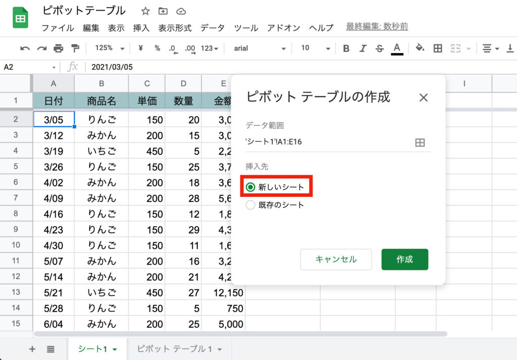 ピボットテーブルの逆の変換方法〜Google スプレッドシート活用術〜トリニティ