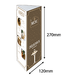 卓上POPー三角POP印刷通販 デジタ