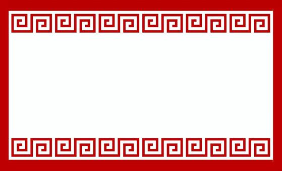 シームレスな雷文模様1 白黒 EPS ：イラスト無料