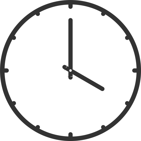 時計」アイコン・イラストのフリー素材 商用可