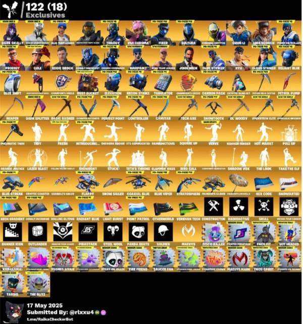 Fortnite 新エモート「LEILT ELOMR」ブロシナミキ