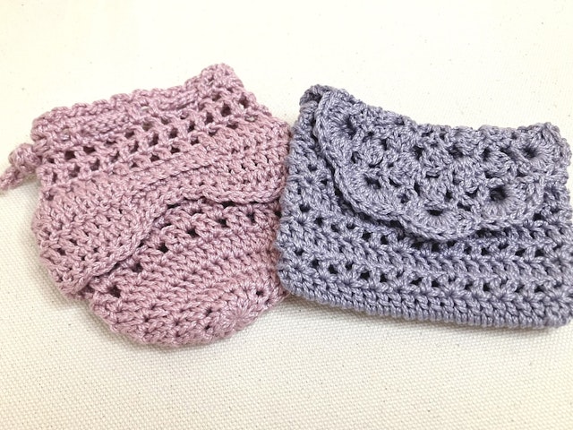 かぎ針編み「バネ口のポーチ」の編み方かぎ針編み 無料編み図 ハンドメイドレシピ集TORUYURI トルユリ