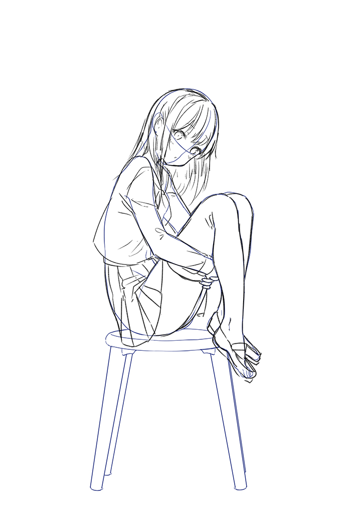 人物ポーズ集03のイラスト素材FYI04818247ストックフォトの Qlean Market キュリンマーケット