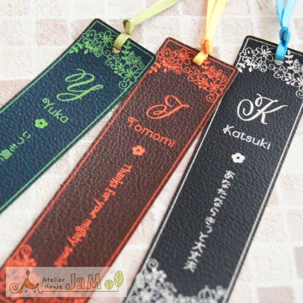 シマエナガ デザイン栞 レッドシマエナガPazuMe