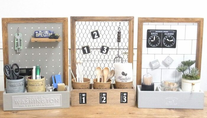 100均DIY ダイソー商品だけで有孔ボードをDIYしたらデスクがオシャレすぎる件について