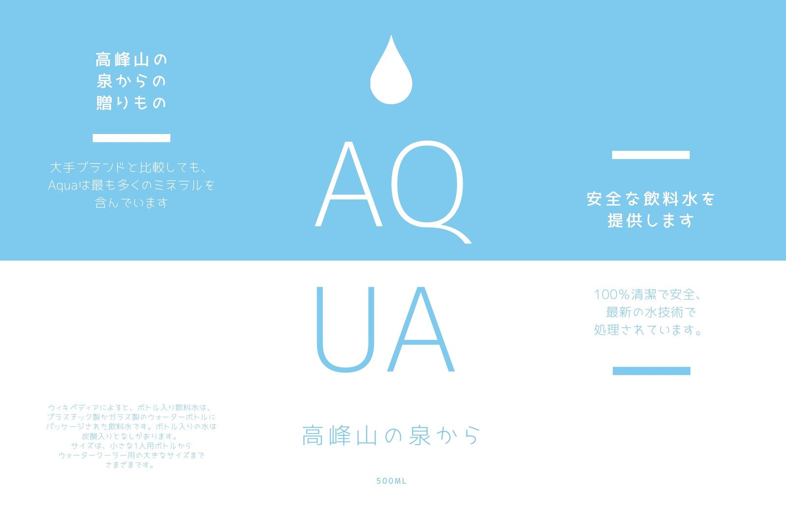 オリジナルラベルのボトル飲料ヘルスデザインラボ Health Design Lab