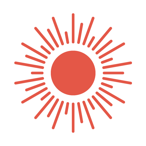 ロゴ作成デザインです。ECACOCA太陽と月太陽をイメージしたロゴマークです